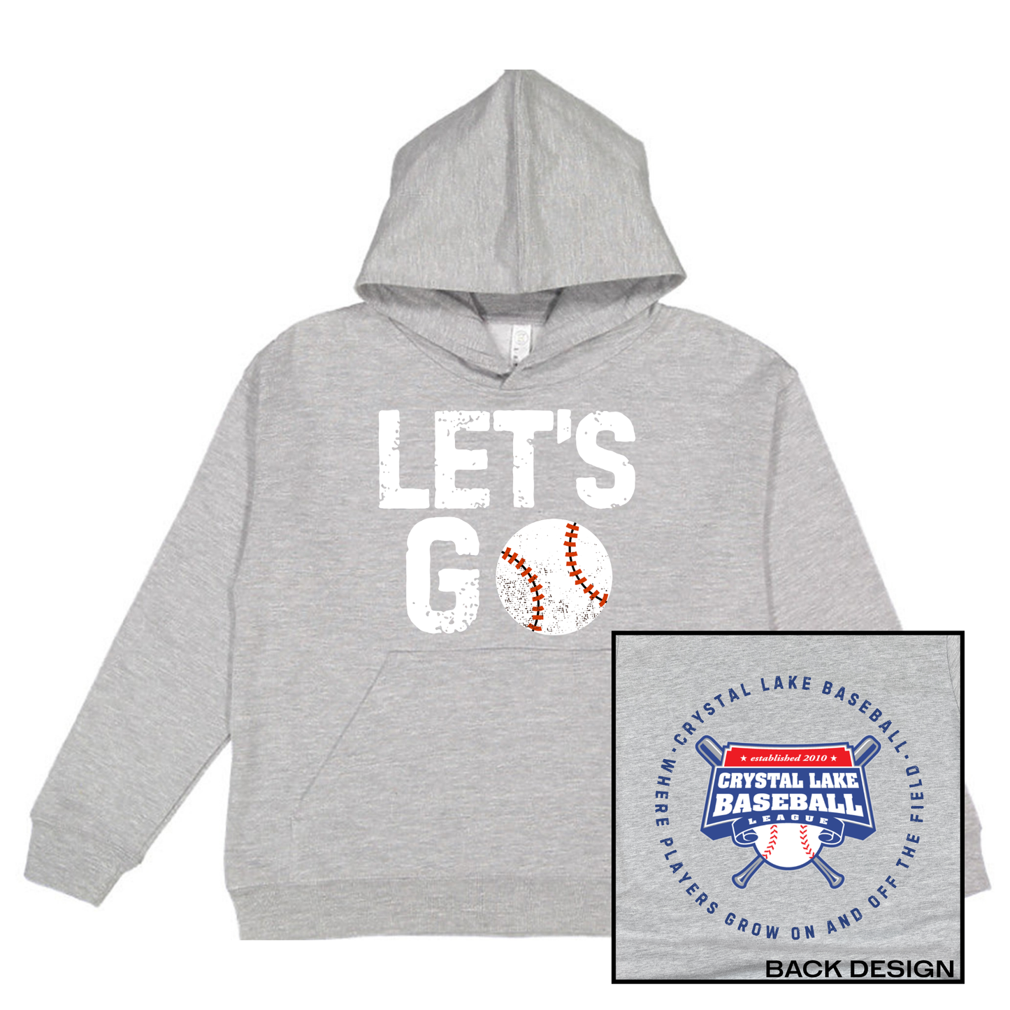 Let's Go CLB | Youth Hooded Sweatshirt