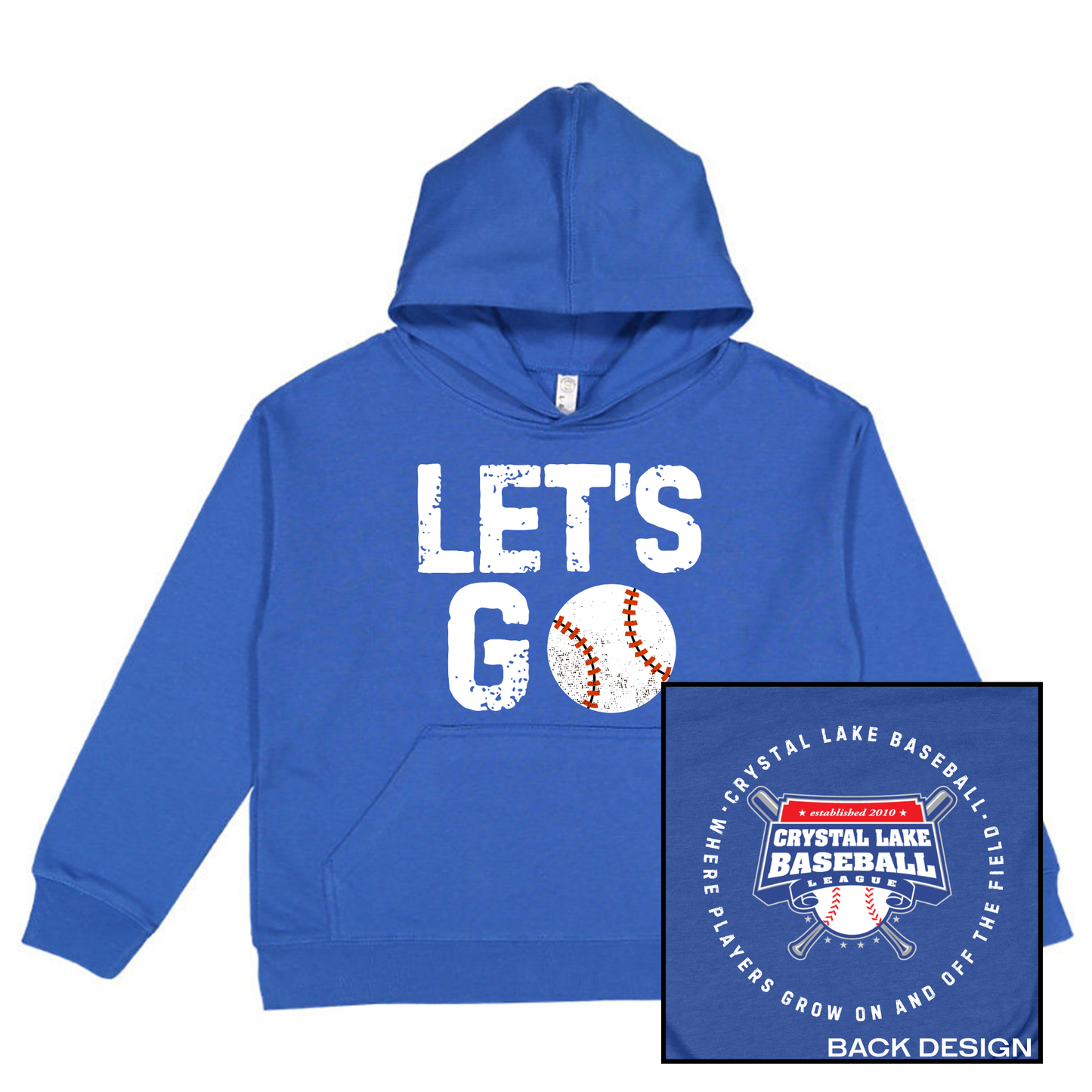 Let's Go CLB | Youth Hooded Sweatshirt
