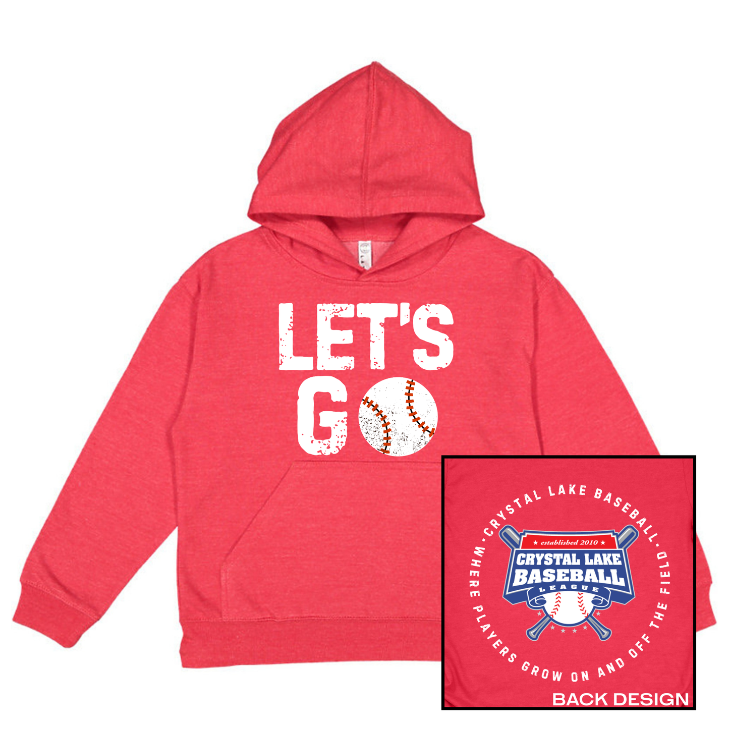 Let's Go CLB | Youth Hooded Sweatshirt
