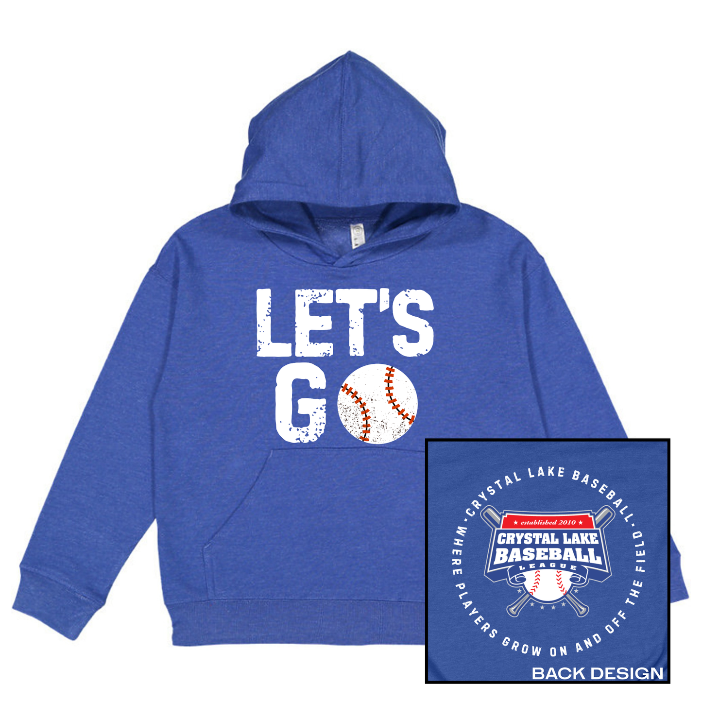 Let's Go CLB | Youth Hooded Sweatshirt