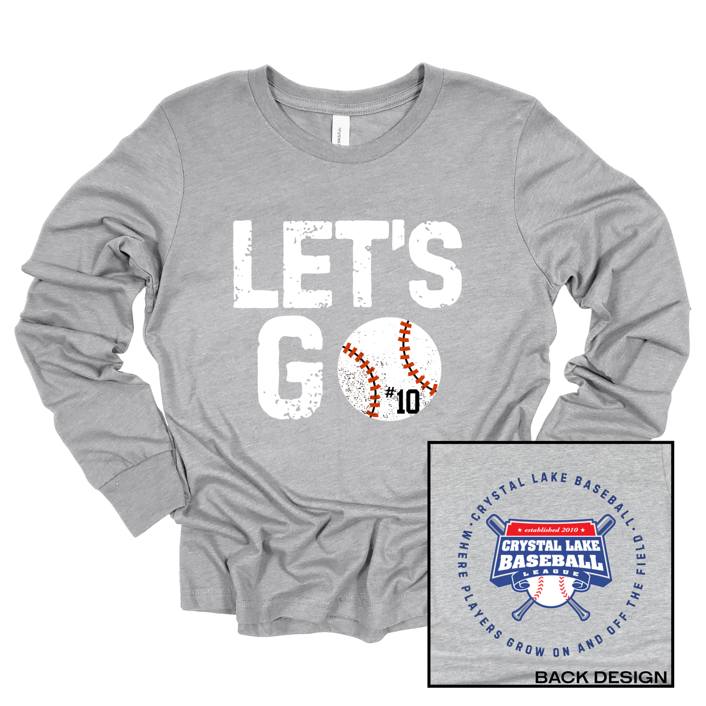 Let's Go CLB, Personalized | Long Sleeve Tee