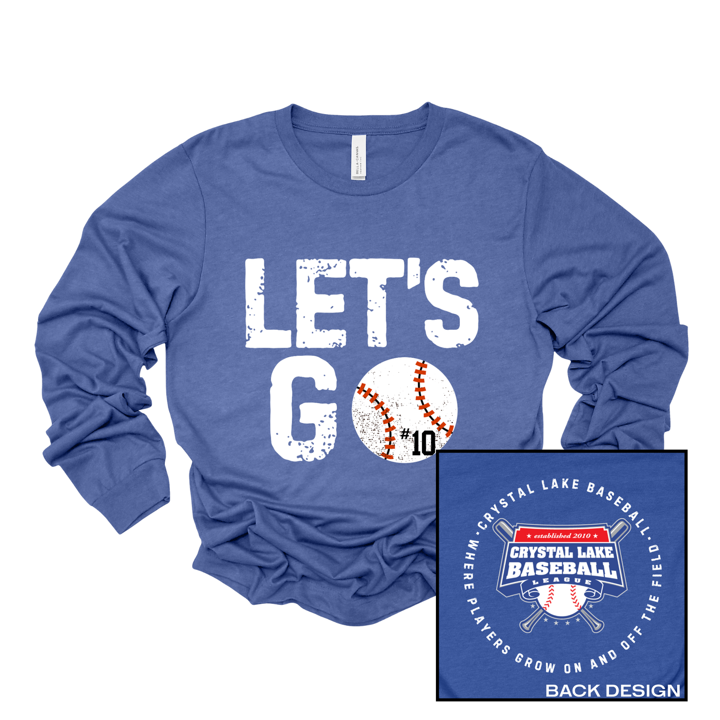 Let's Go CLB, Personalized | Long Sleeve Tee