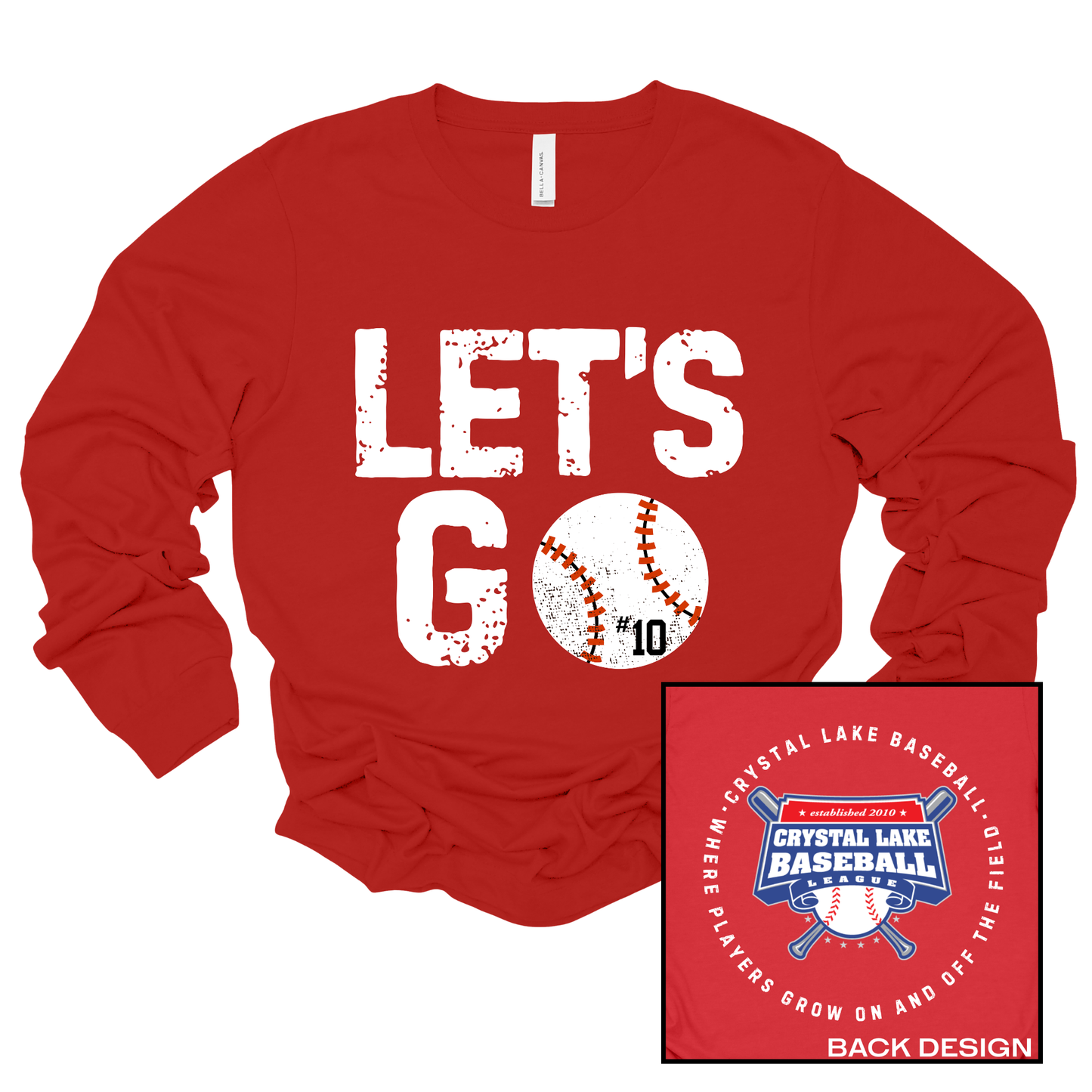 Let's Go CLB, Personalized | Long Sleeve Tee