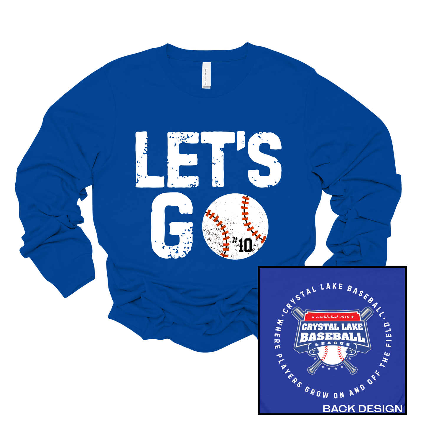 Let's Go CLB, Personalized | Long Sleeve Tee