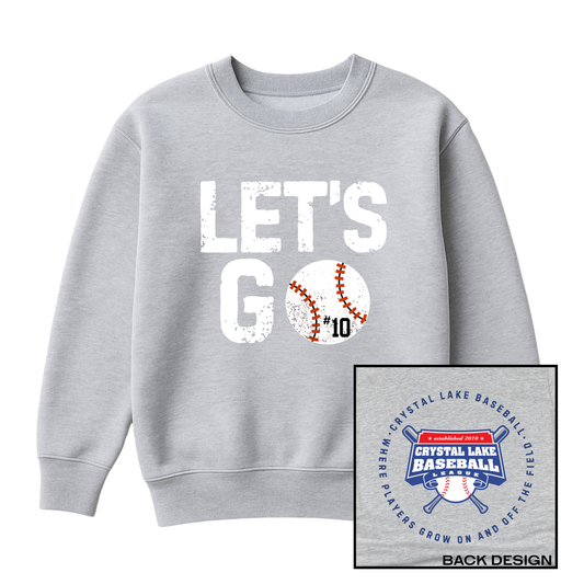 Let's Go CLB, Personalized | Youth Fleece Crewneck