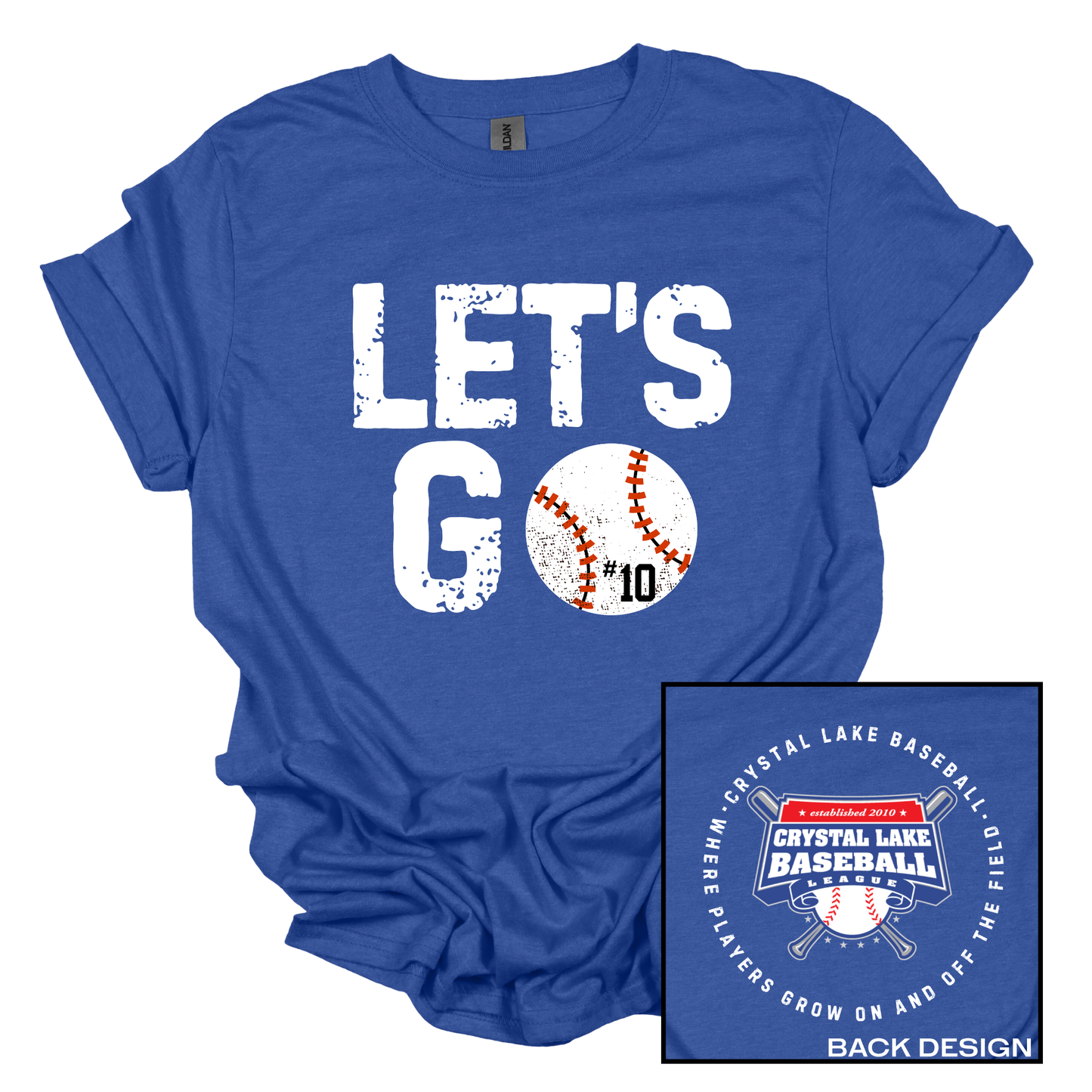 Let's Go CLB, Personalized | Short Sleeve Tee