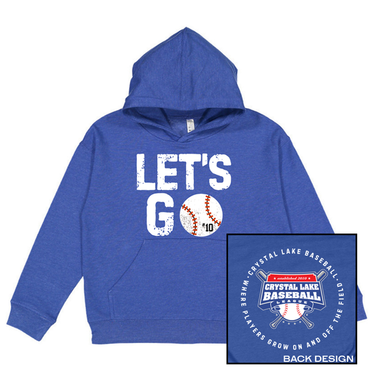 Let's Go CLB, Personalized | Youth Hooded Sweatshirt
