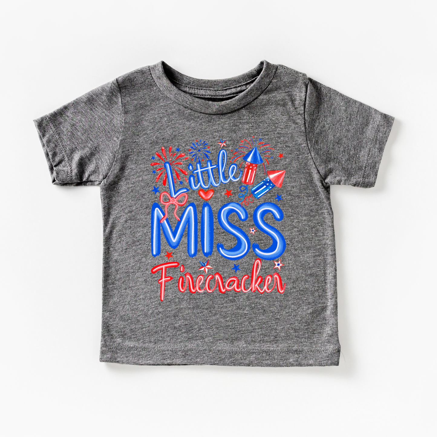 Little Miss Firecracker | Short Sleeve Youth Tee