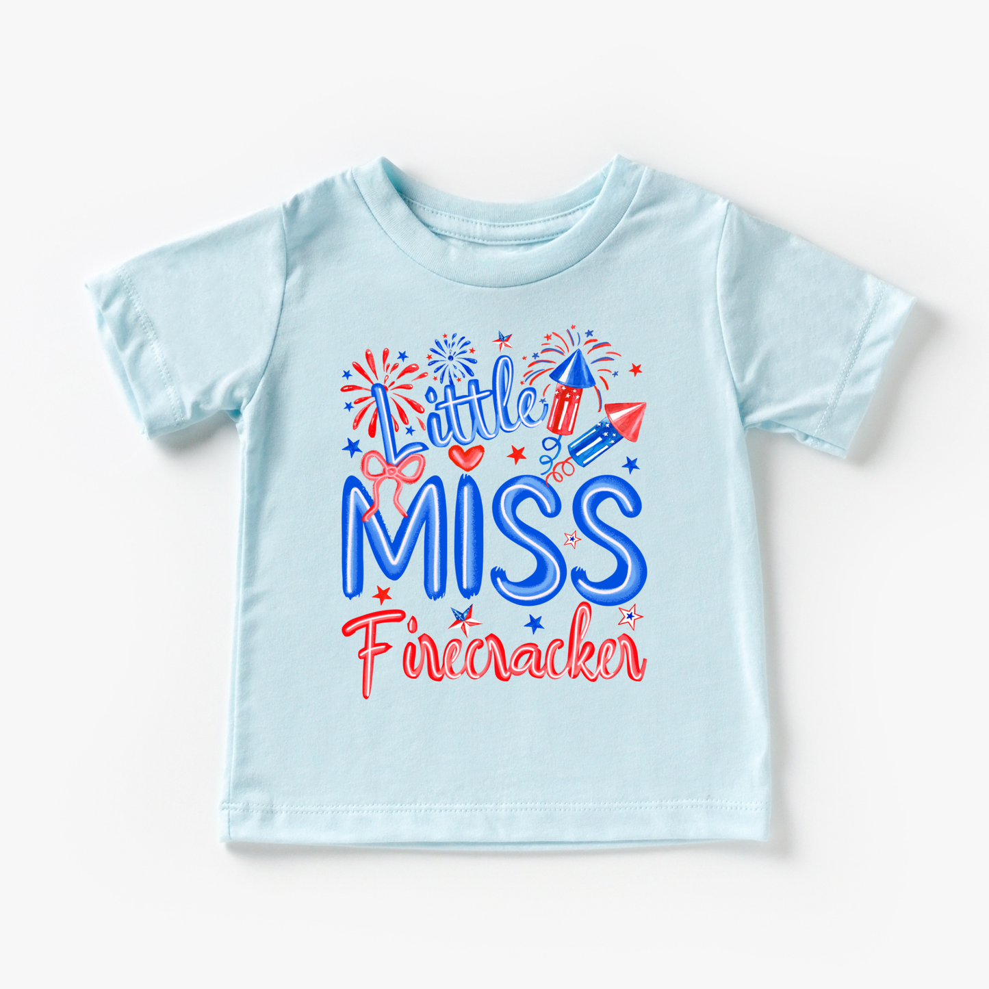 Little Miss Firecracker | Short Sleeve Youth Tee