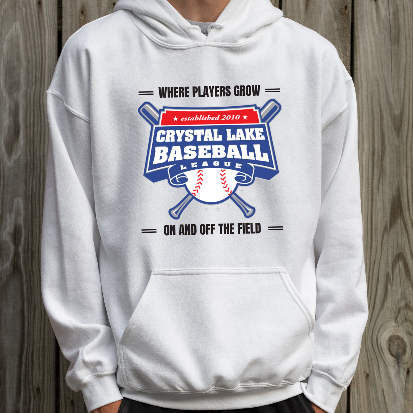 CL Baseball Logo | Adult Hooded Sweatshirt