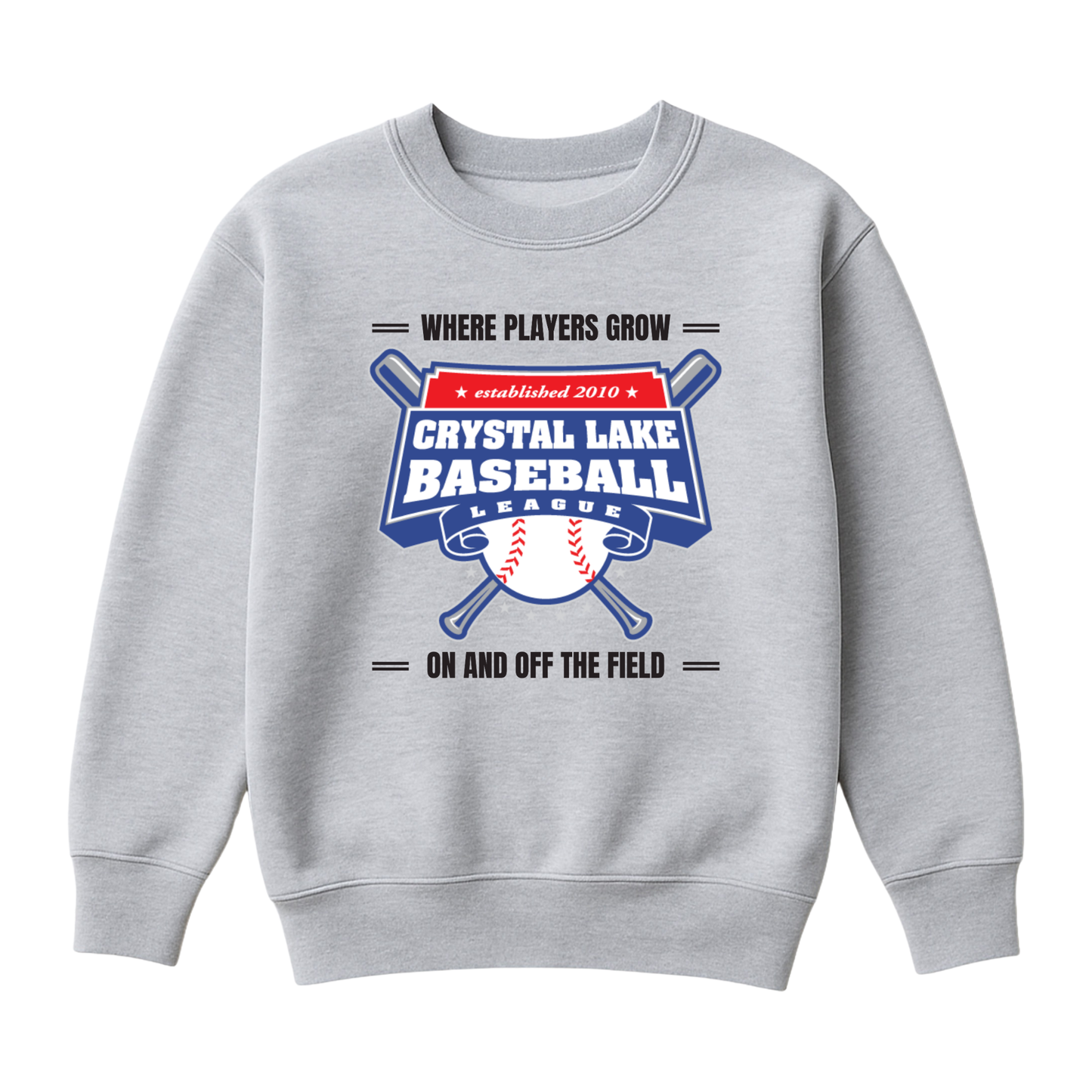 CL Baseball Logo | Youth Fleece Crewneck