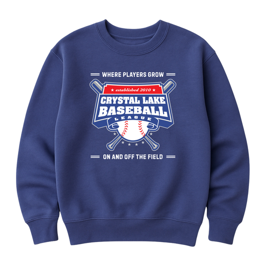 CL Baseball Logo | Youth Fleece Crewneck