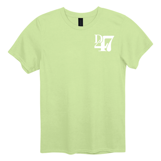 D47 Logo White | Short Sleeve Adult Tee