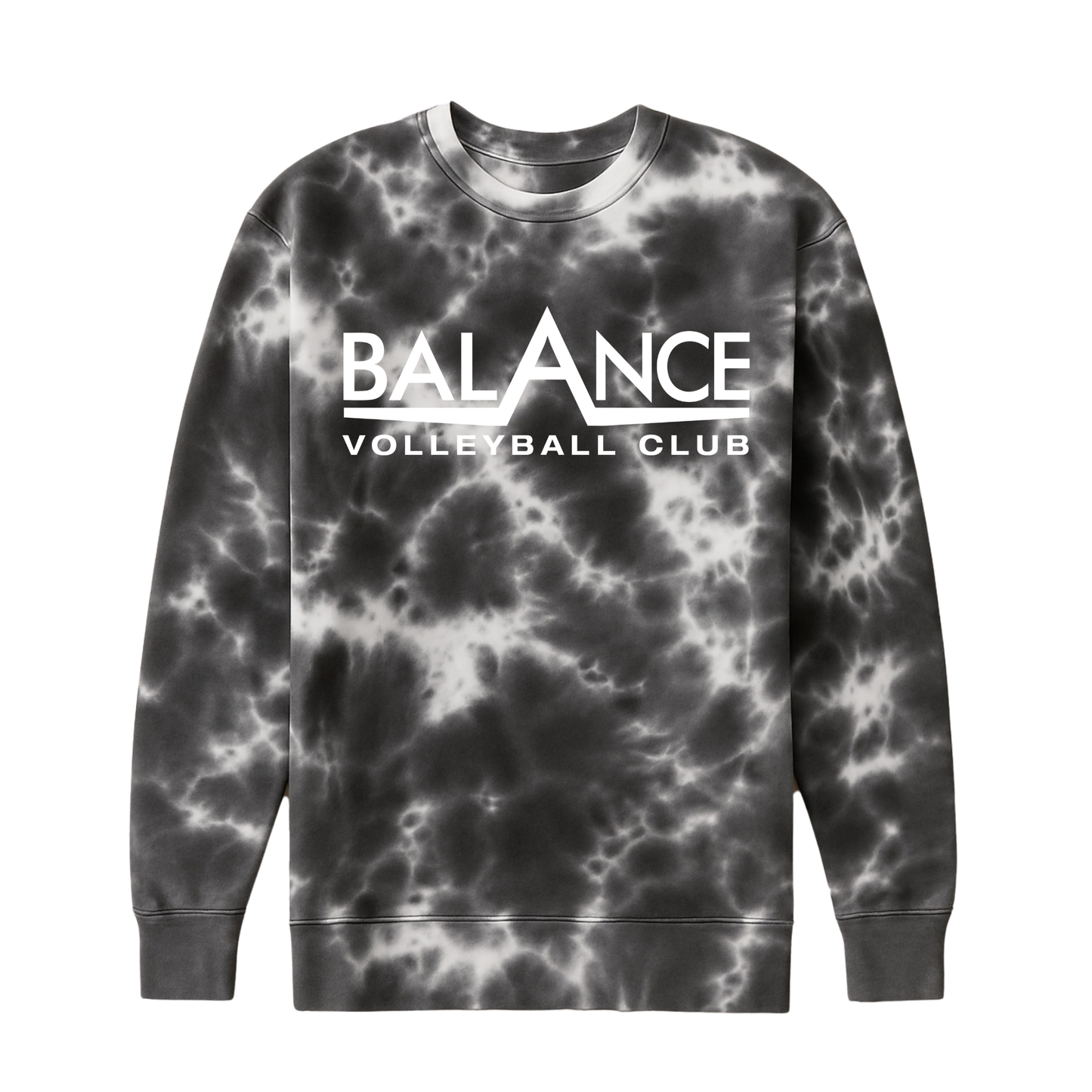 Balance Logo | Fleece Tie-Dye Crewneck