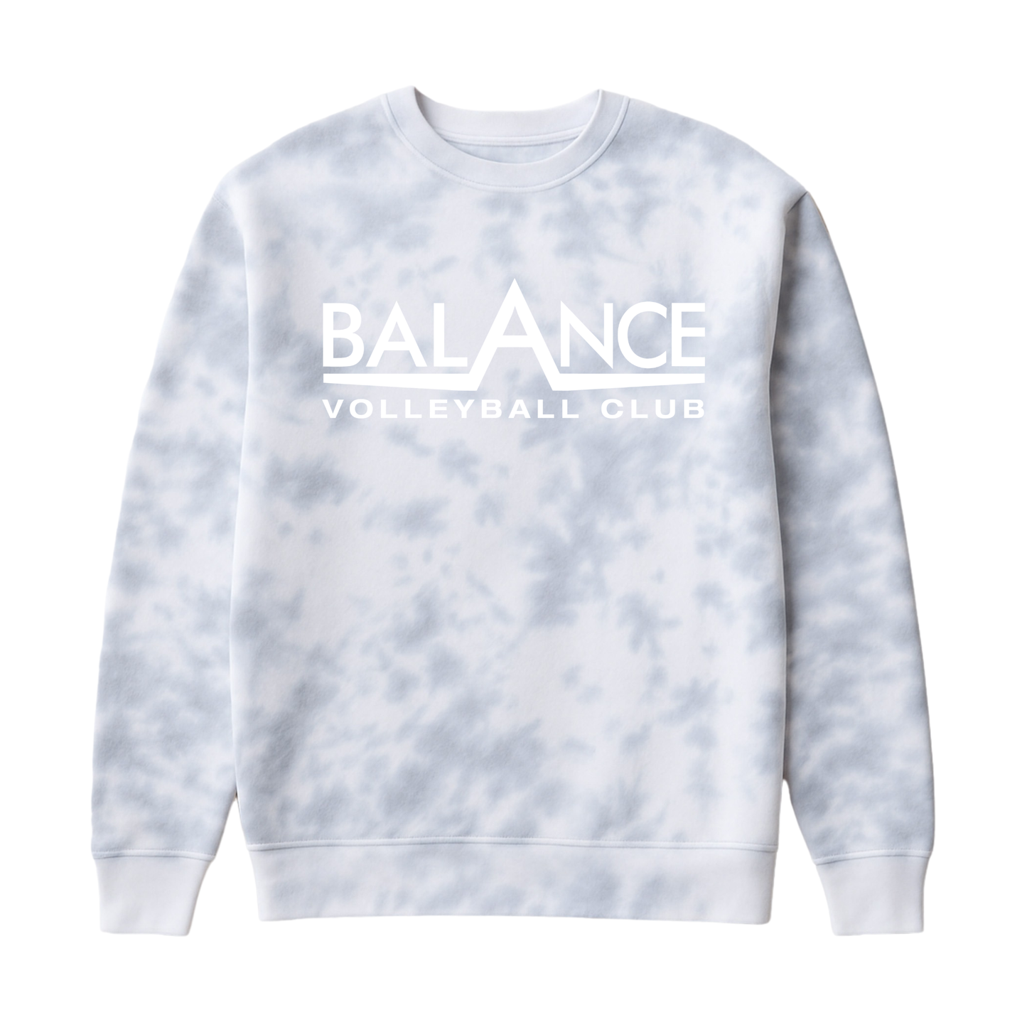 Balance Logo | Fleece Tie-Dye Crewneck