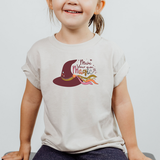 Make Your Own Magic | Short Sleeve Toddler Tee | Closeout