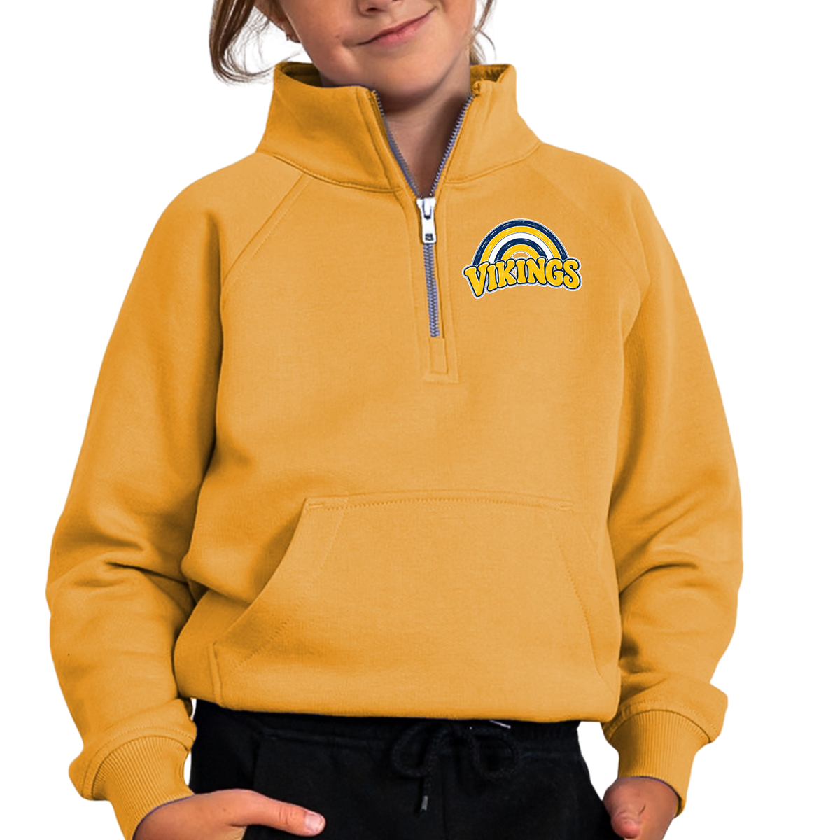 Vikings Rainbow | Youth Quarter Zip