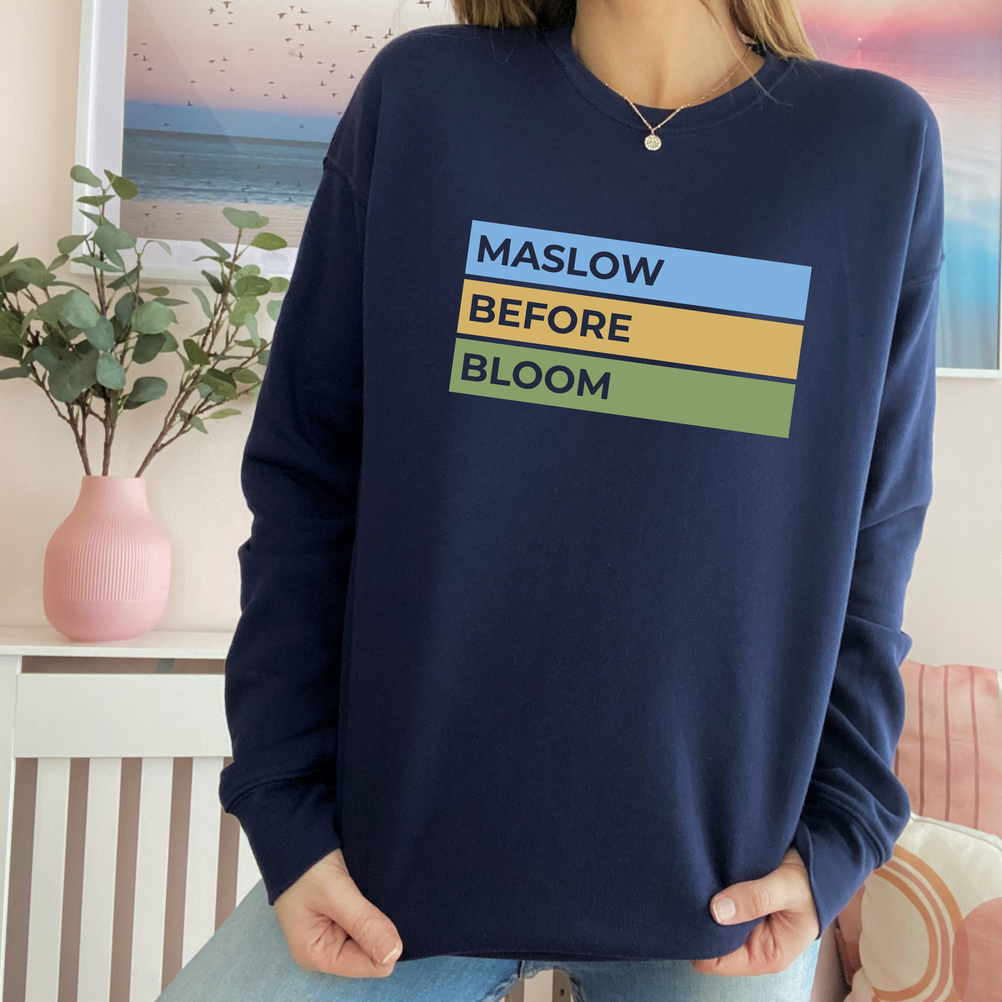 Maslow Before Bloom | Adult Crewneck