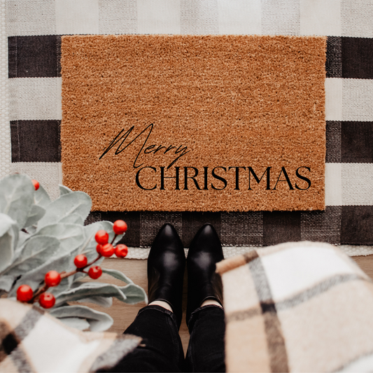 Merry Christmas | Custom Doormat