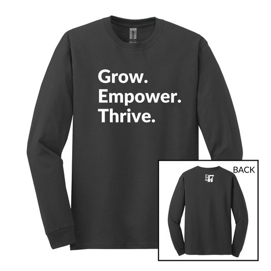 Mission Statement White | Long Sleeve Adult Tee