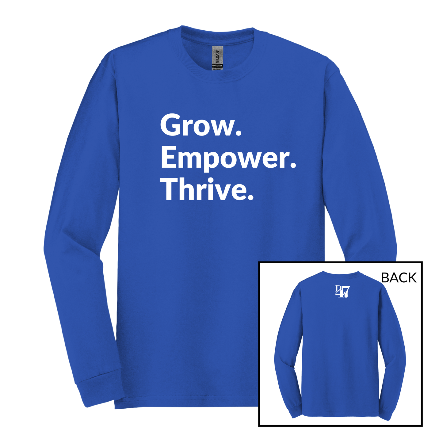 Mission Statement White | Long Sleeve Adult Tee