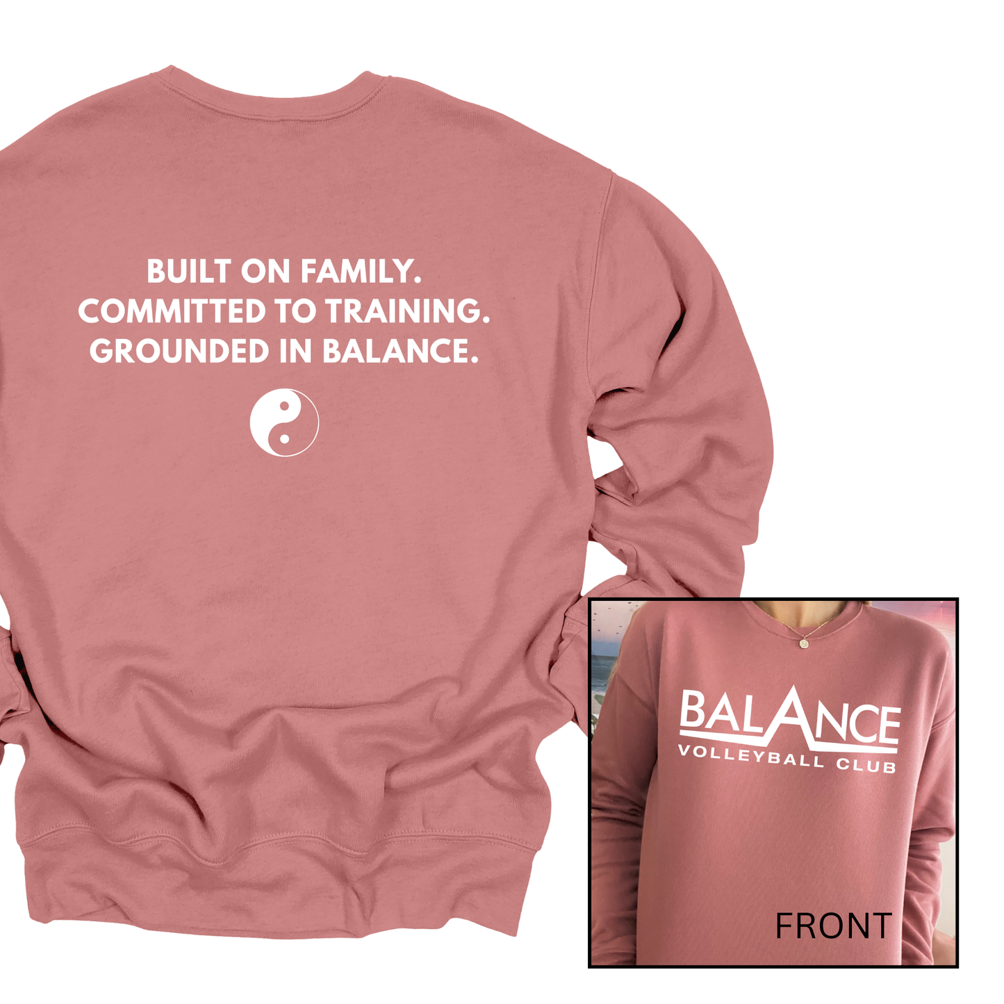 Balance Motto | Adult Crewneck