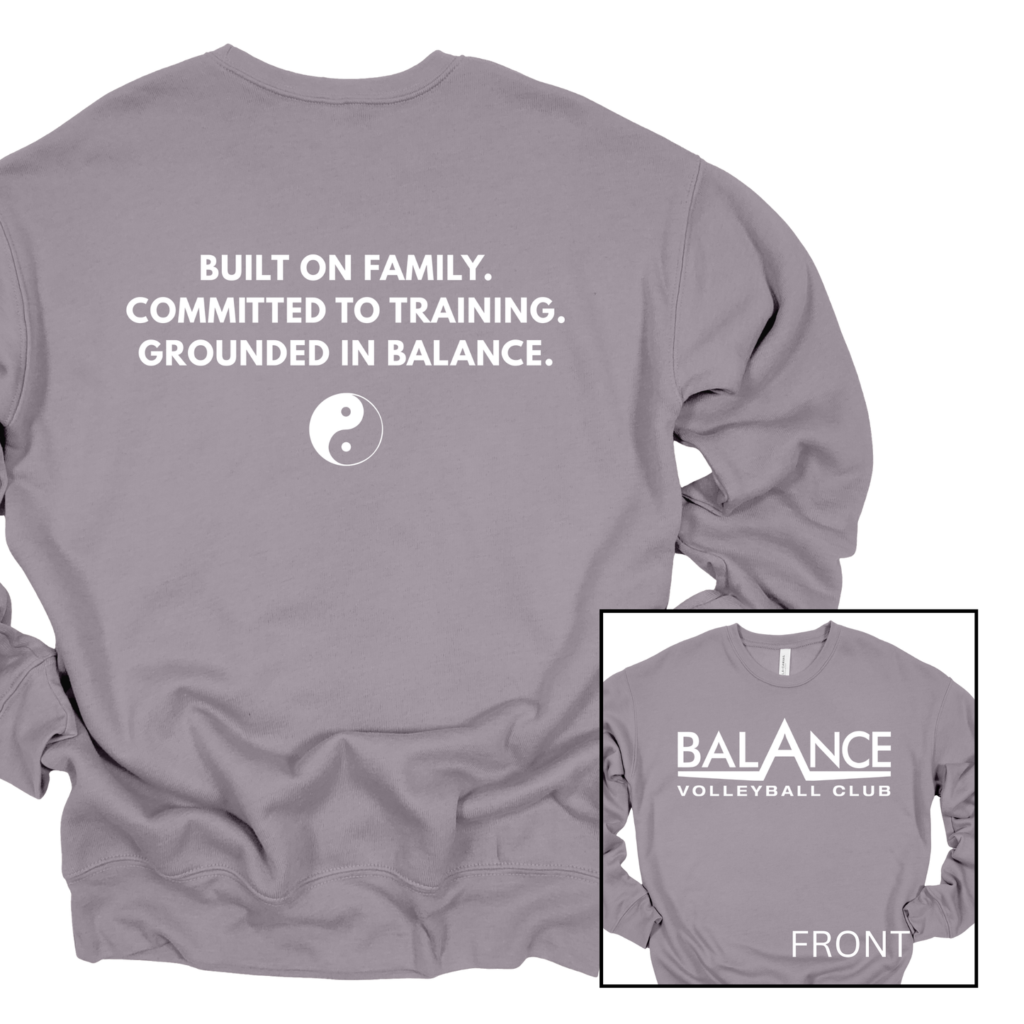 Balance Motto | Adult Crewneck
