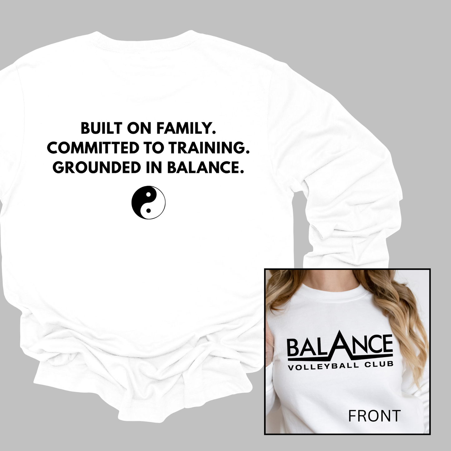Balance Motto | Adult Crewneck