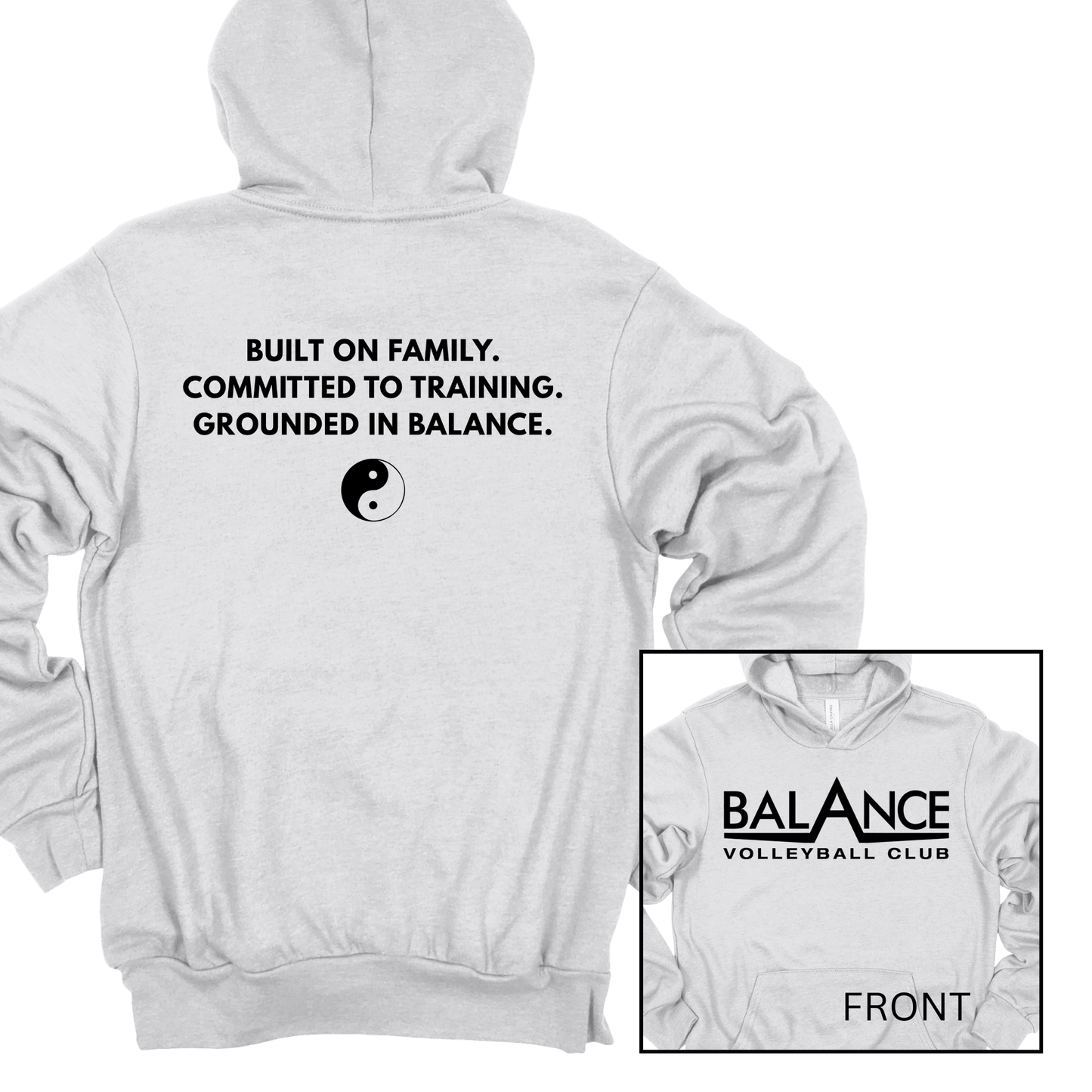 Balance Motto | Adult Hooded Sweatshirt