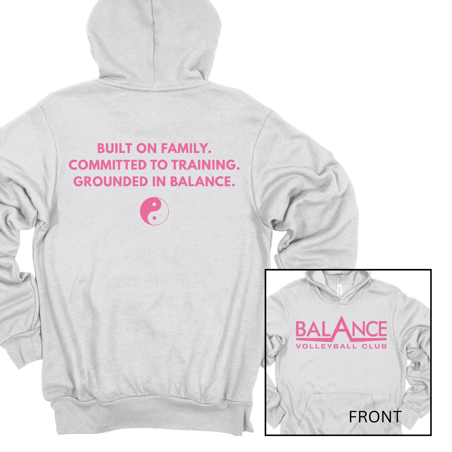 Balance Motto | Adult Hooded Sweatshirt