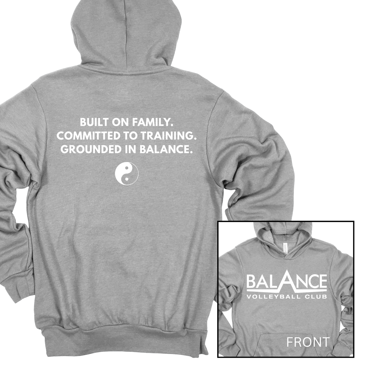 Balance Motto | Adult Hooded Sweatshirt