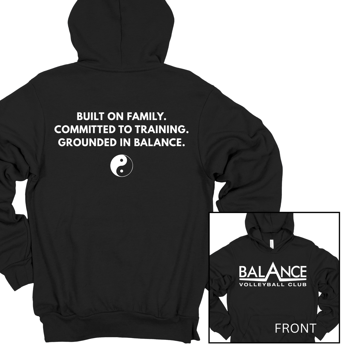 Balance Motto | Adult Hooded Sweatshirt