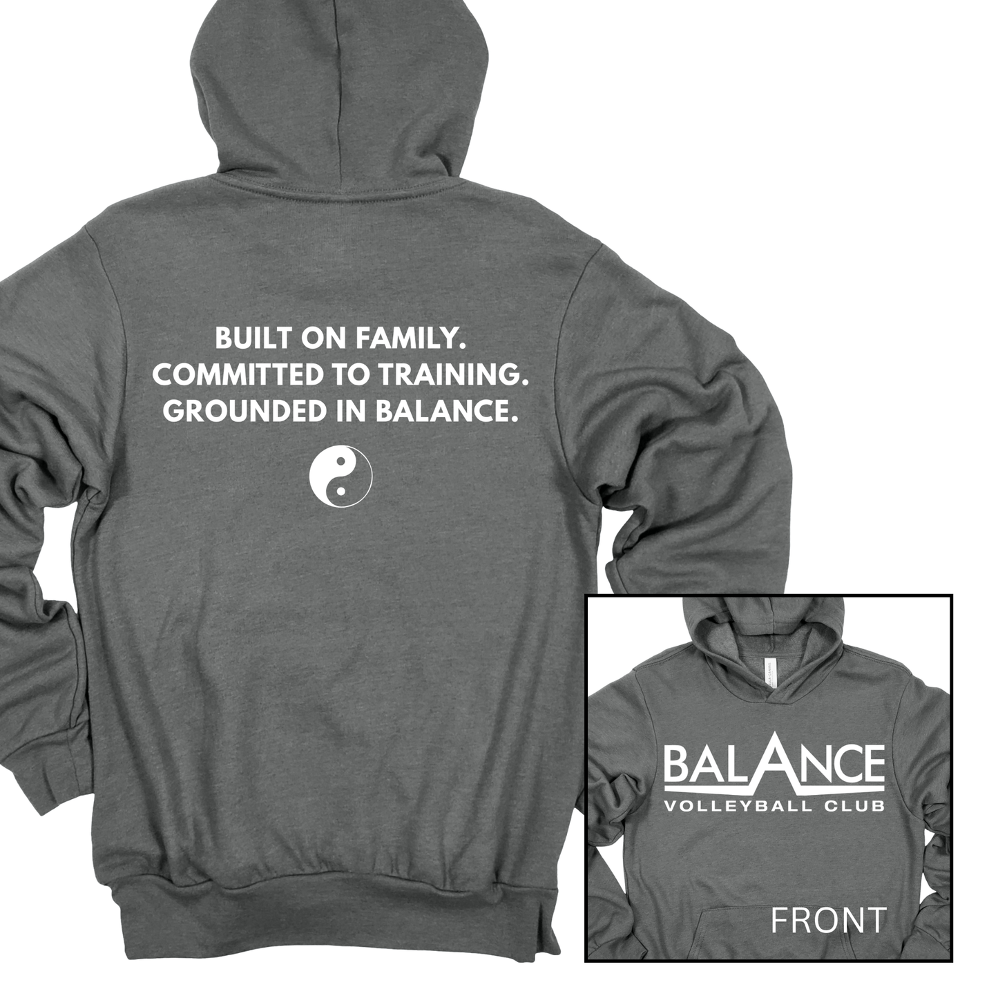 Balance Motto | Adult Hooded Sweatshirt