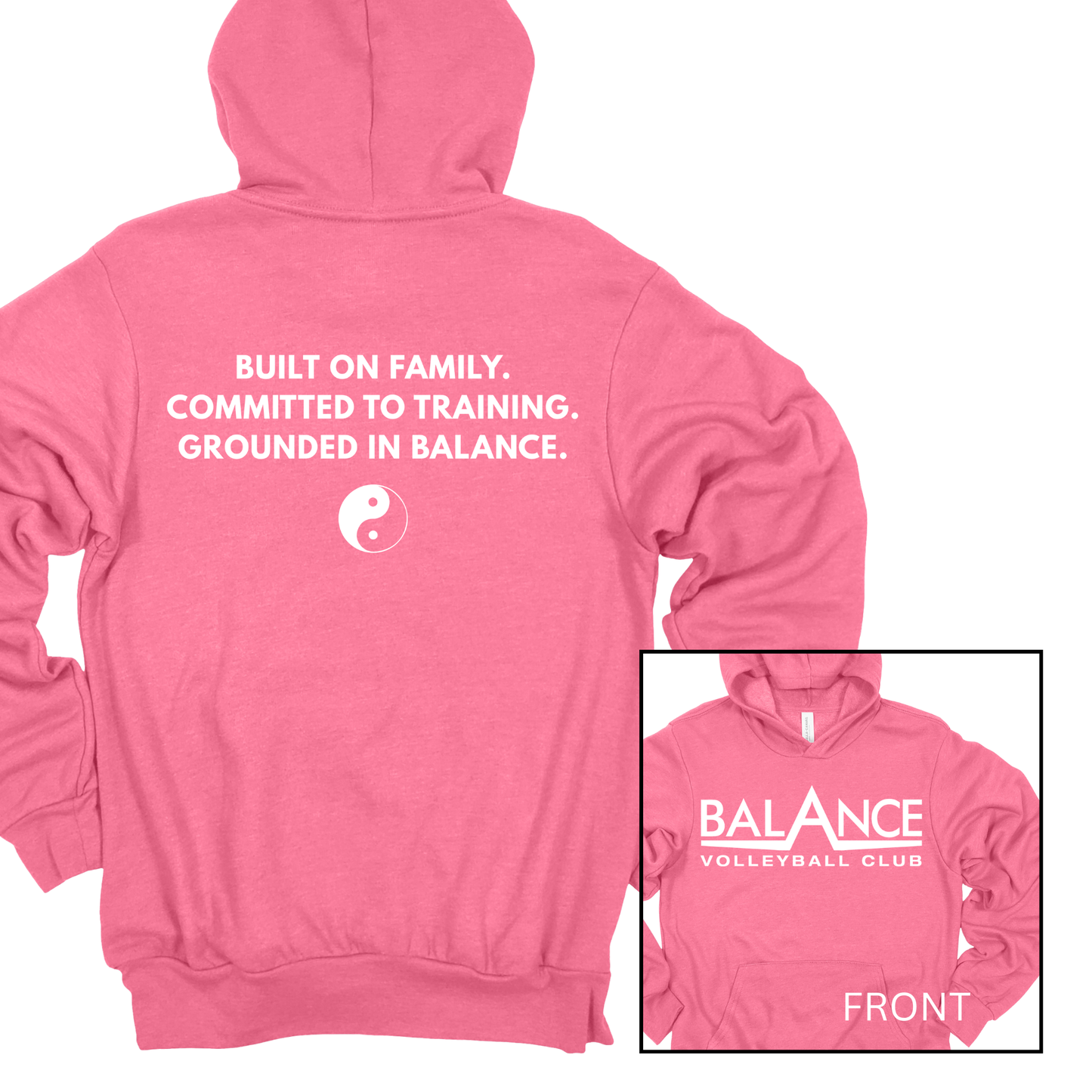 Balance Motto | Adult Hooded Sweatshirt
