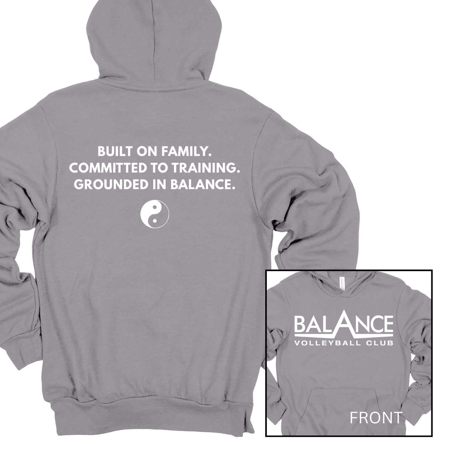 Balance Motto | Adult Hooded Sweatshirt