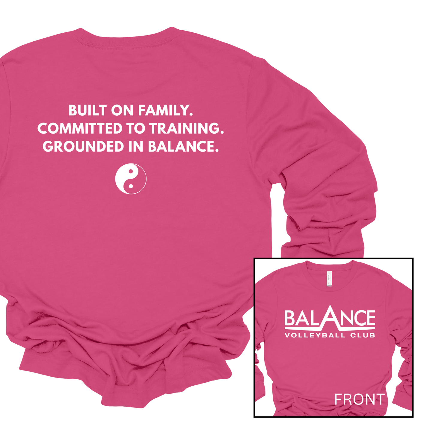 Balance Motto | Long Sleeve Adult Tee