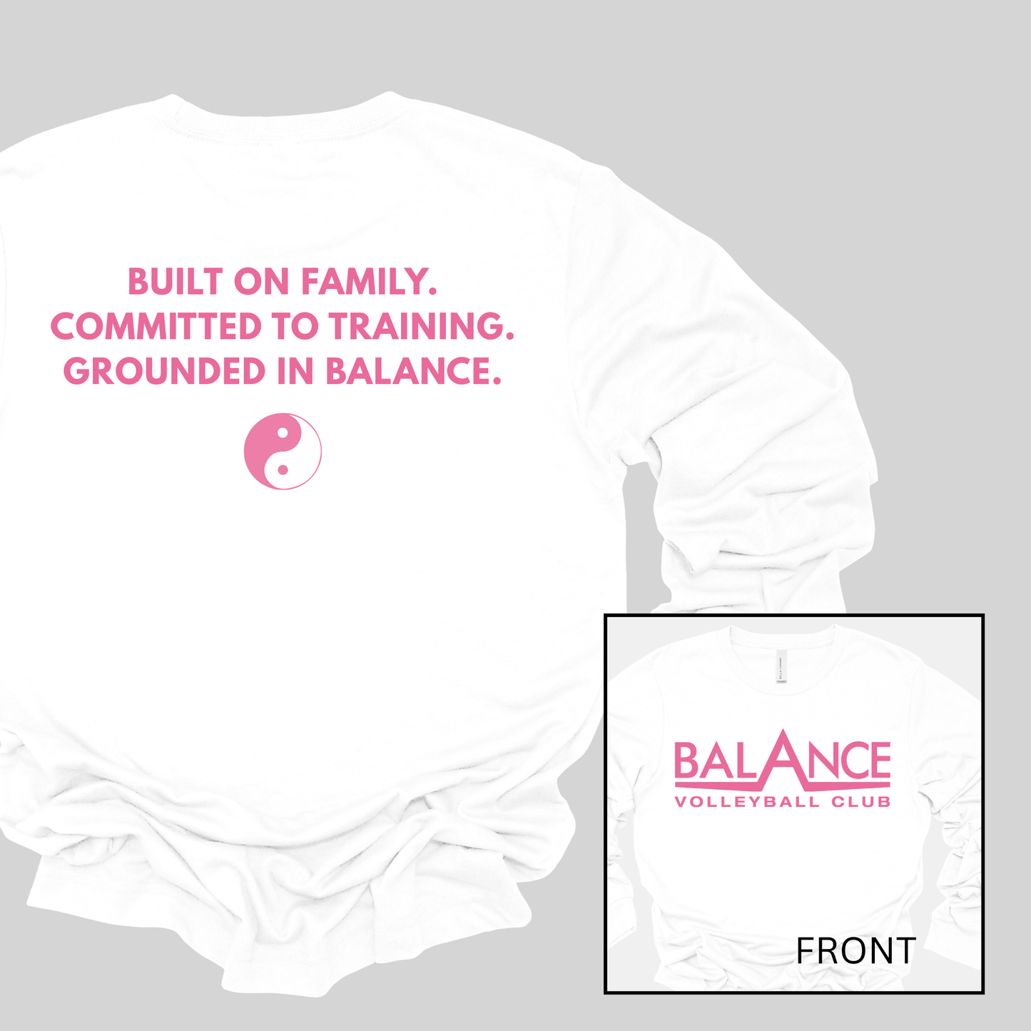 Balance Motto | Long Sleeve Adult Tee