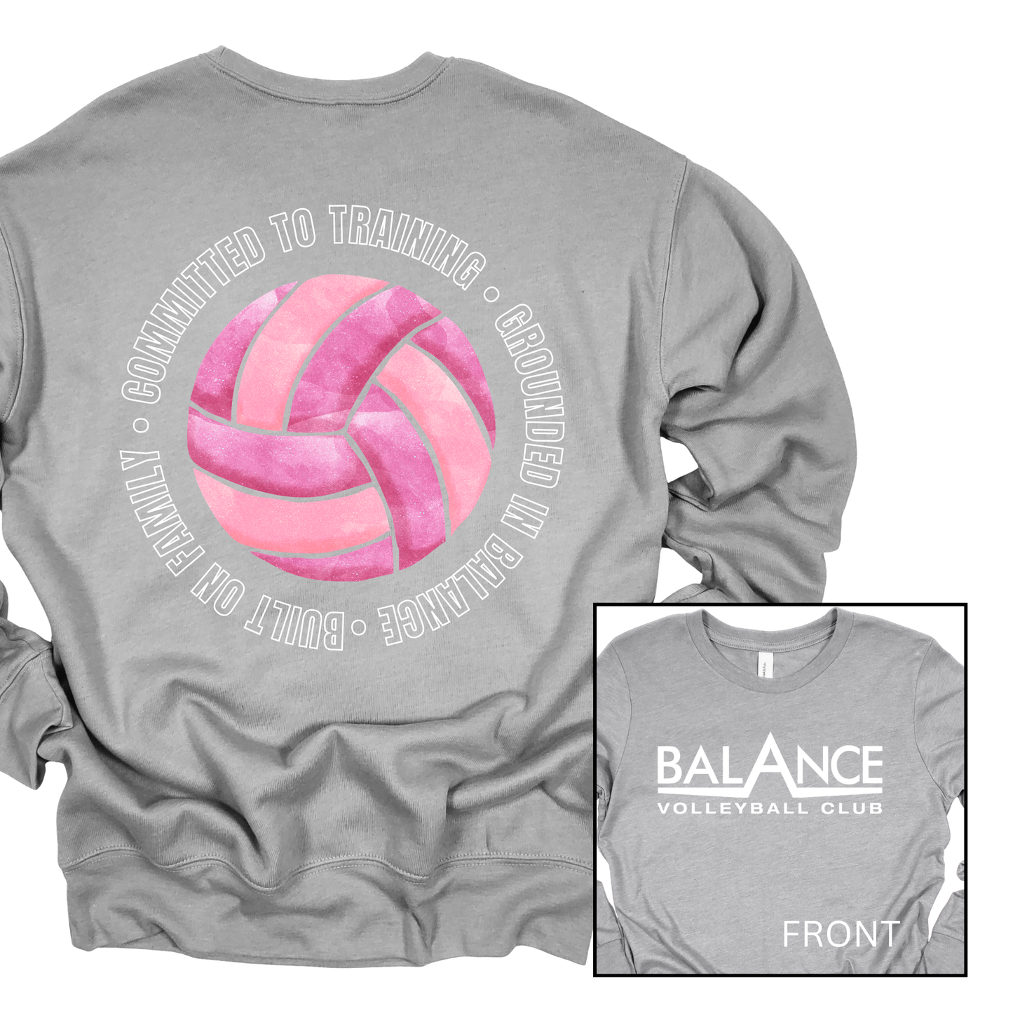 Balance Round Motto | Long Sleeve Adult Tee