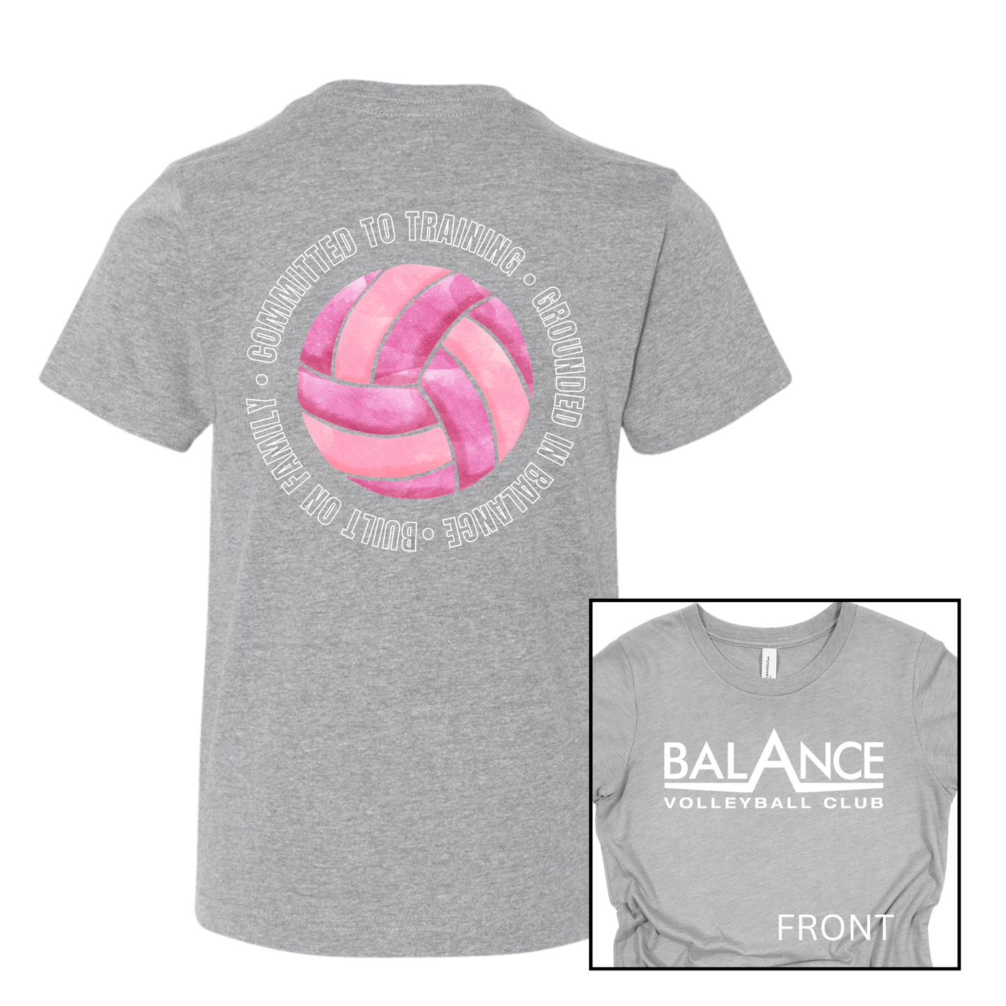 Balance Round Motto | Short Sleeve Adult Tee