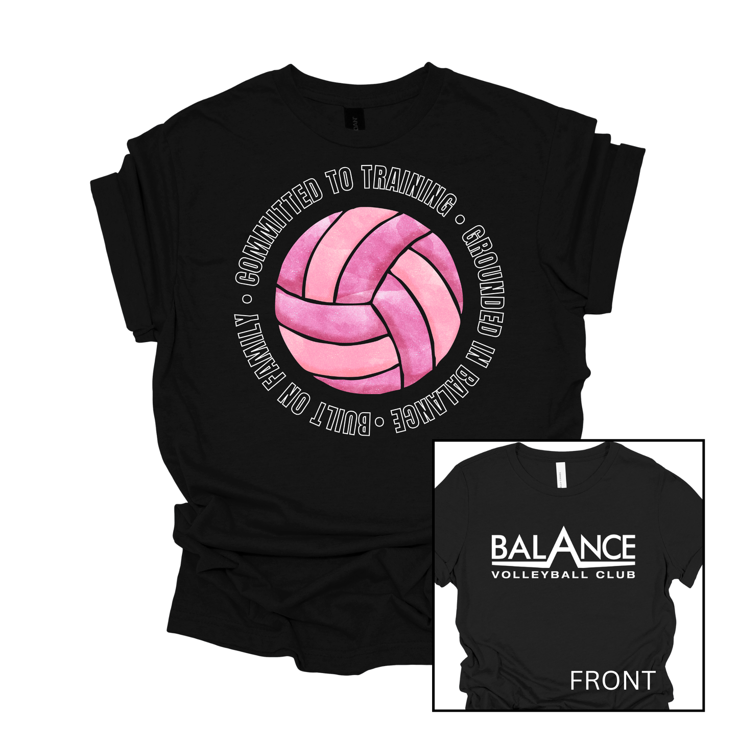 Balance Round Motto | Short Sleeve Adult Tee