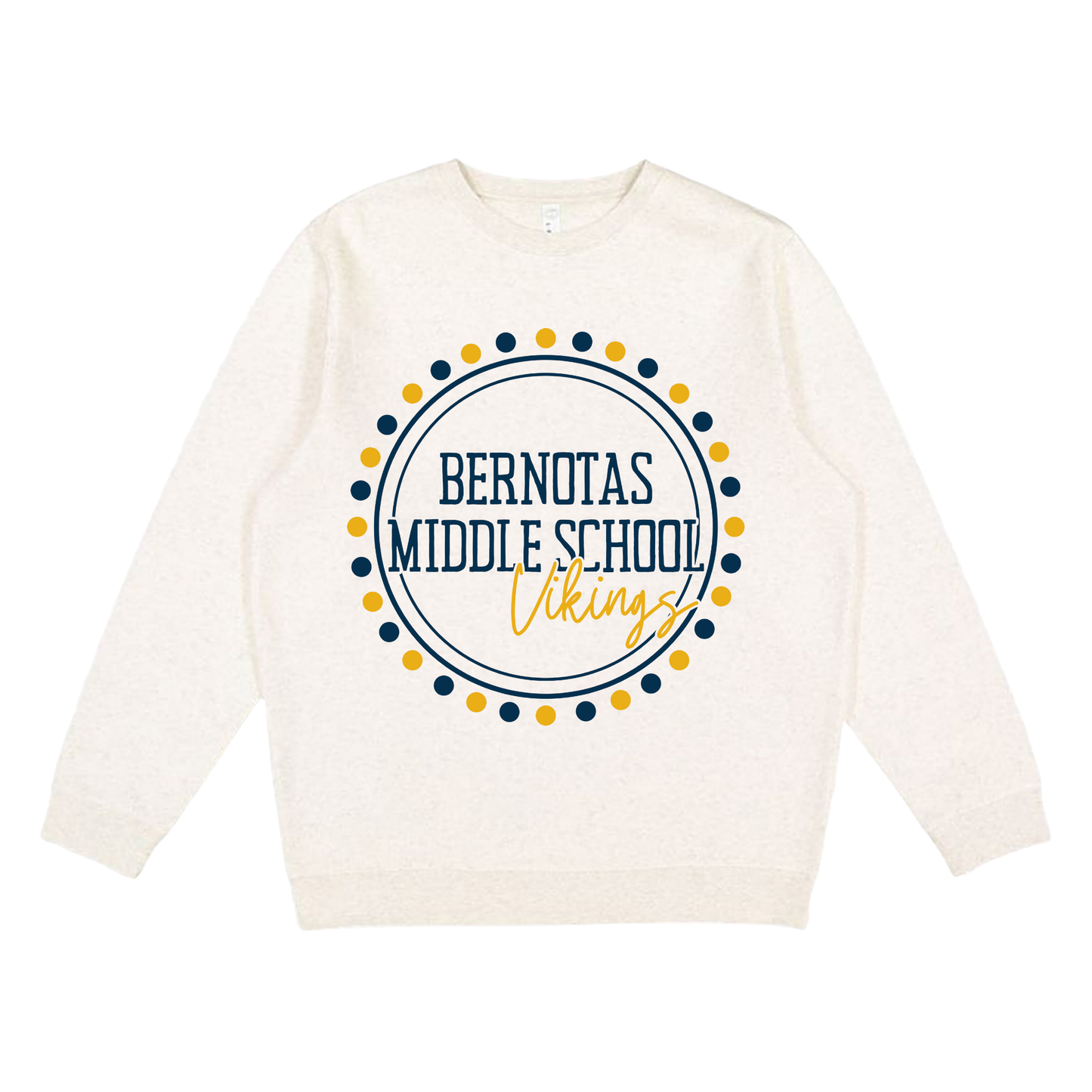 Polka Dot Vikings | Youth Fleece Crewneck