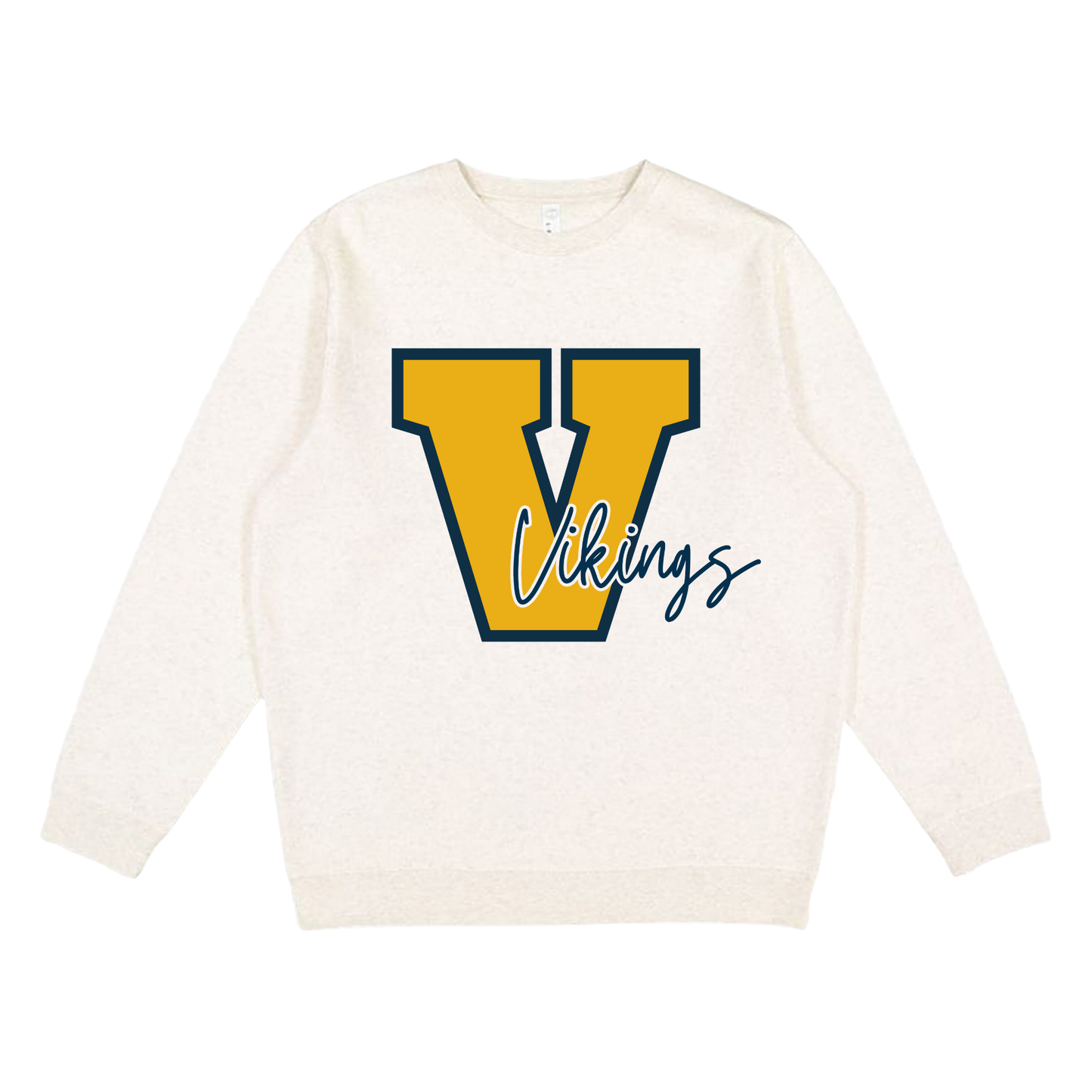 Big V for Vikings | Youth Fleece Crewneck