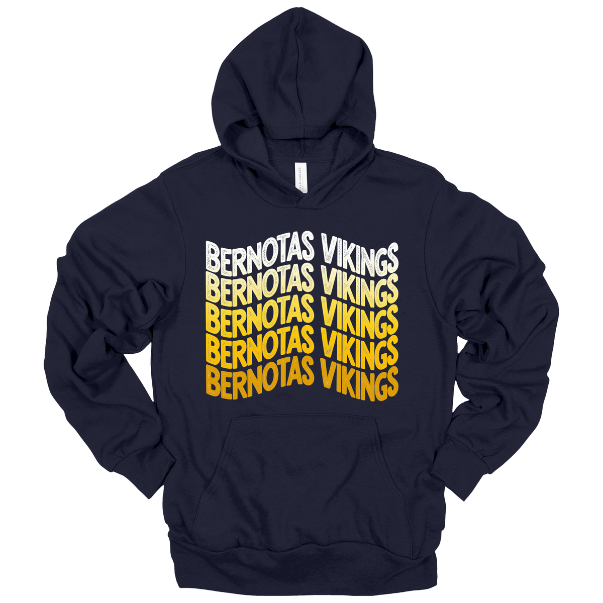 Wavy Bernotas Vikings | Adult Hooded Sweatshirt