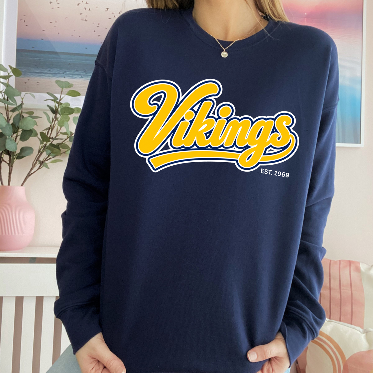 Vikings, Est. 1969 | Adult Crewneck