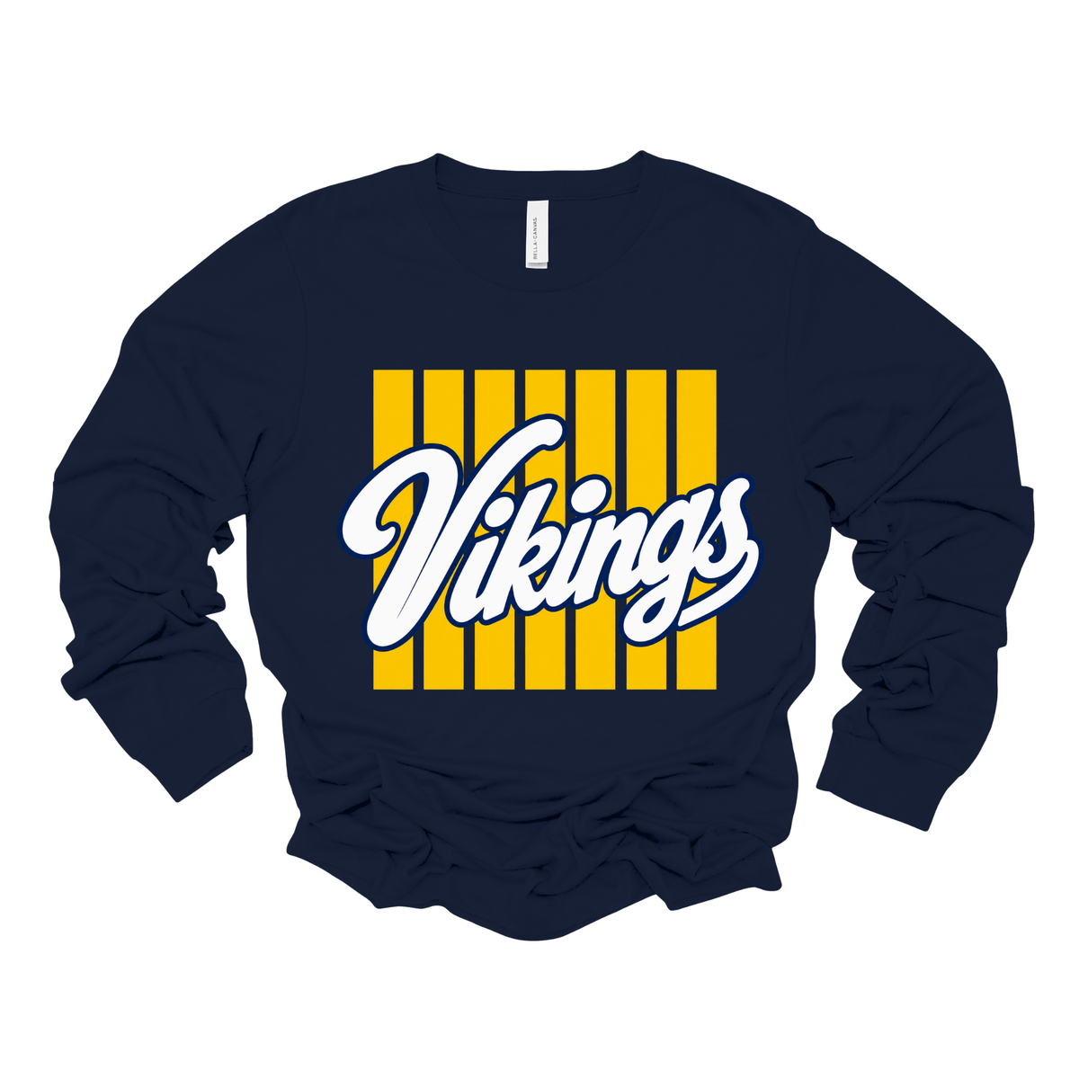 Vikings Stripes | Long Sleeve Tee