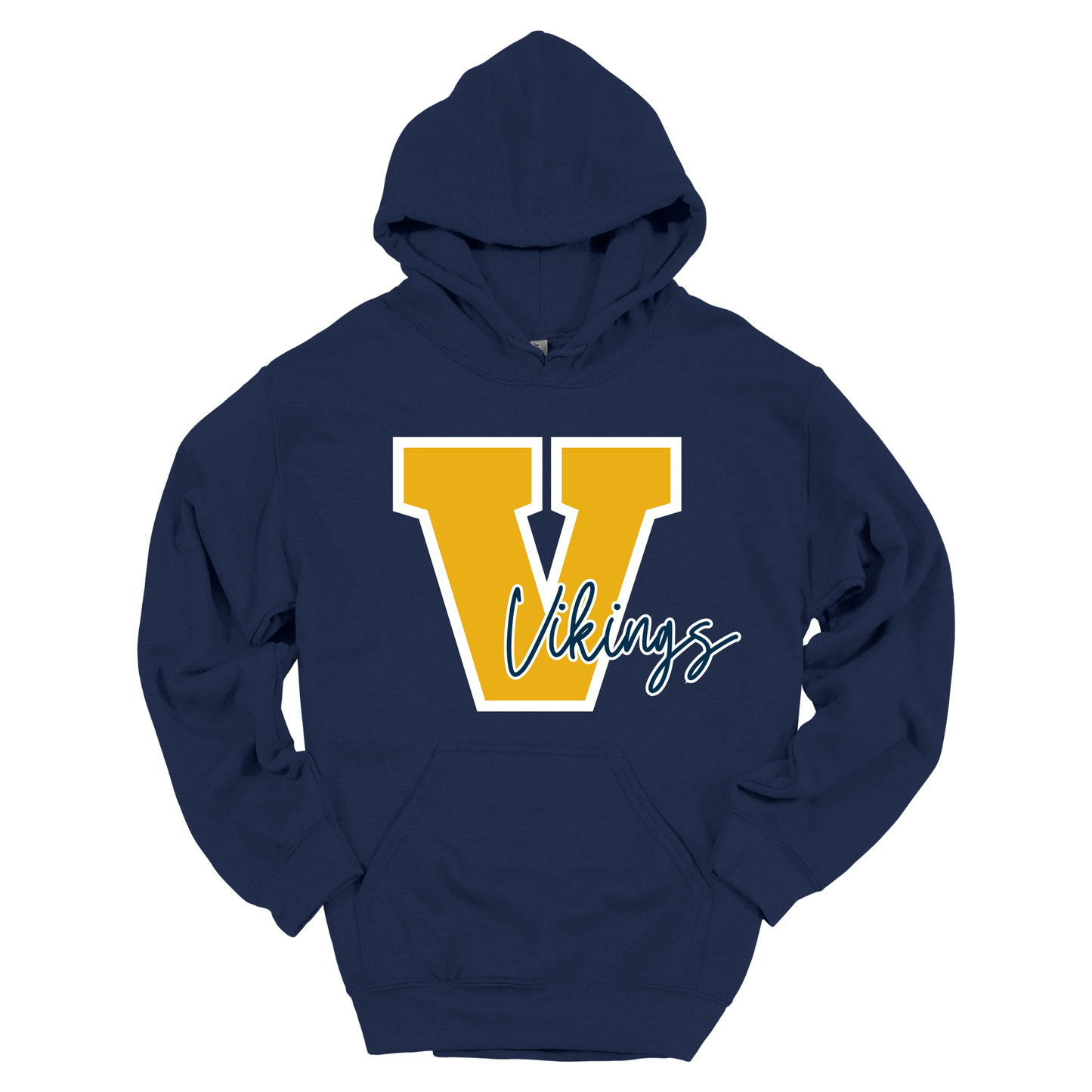 Big V for Vikings | Youth Hooded Sweatshirt
