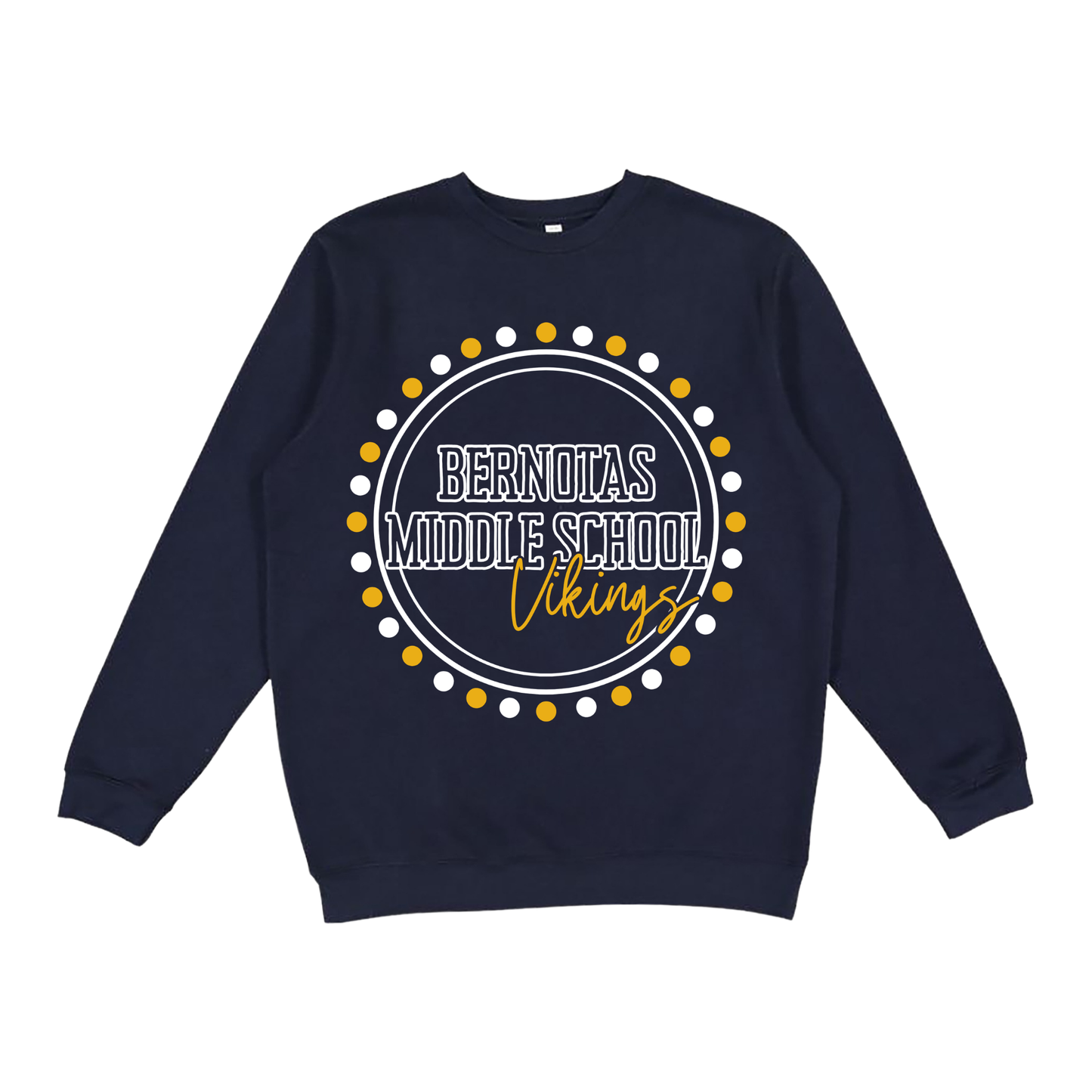 Polka Dot Vikings | Youth Fleece Crewneck