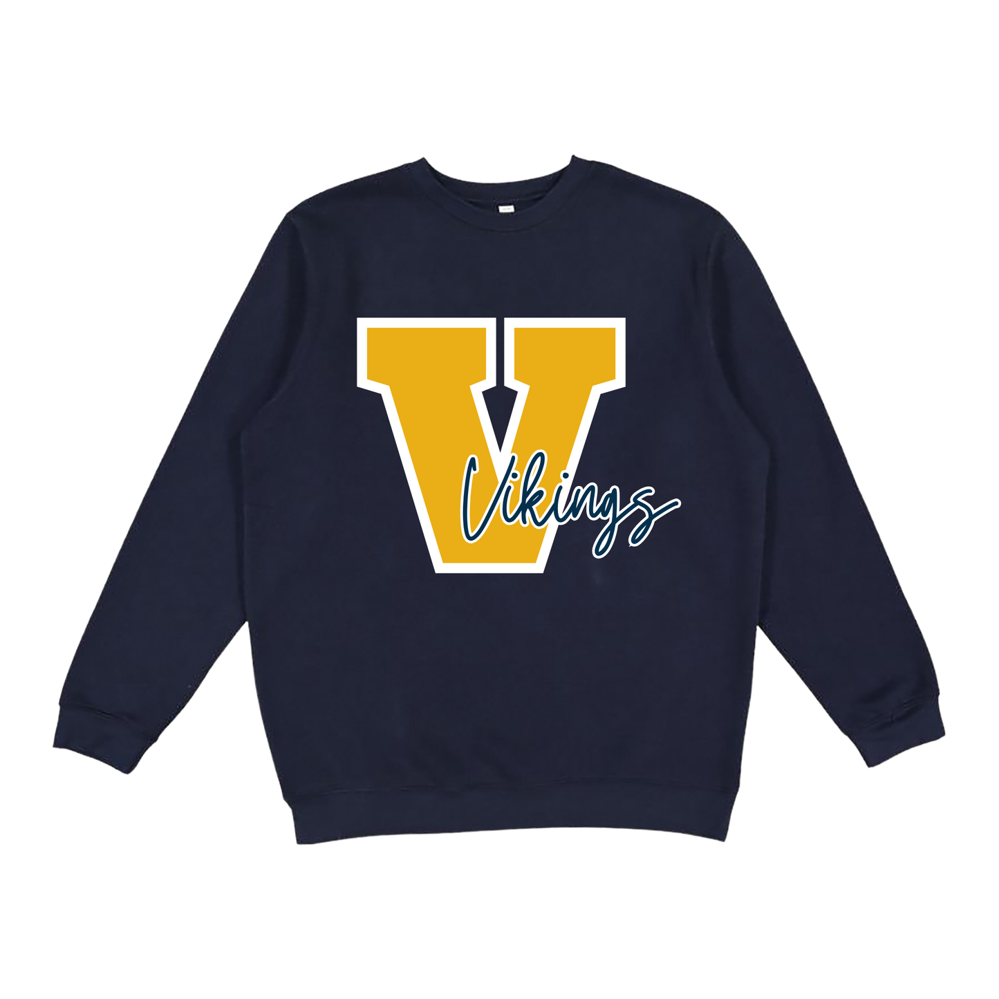Big V for Vikings | Youth Fleece Crewneck