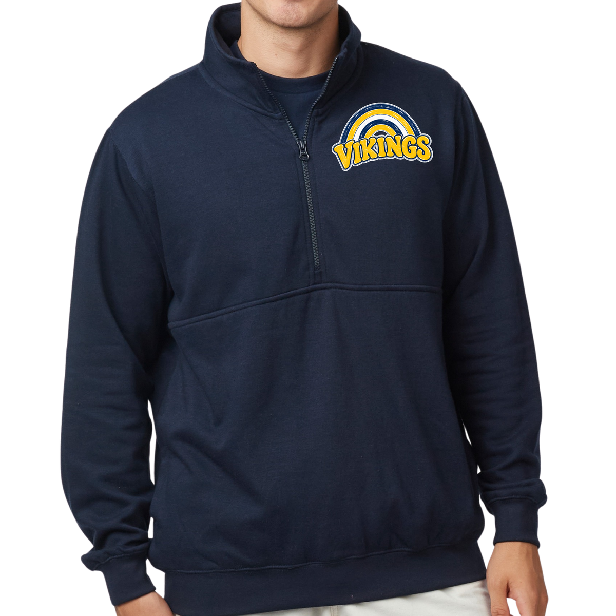 Vikings Rainbow | Quarter Zip Fleece