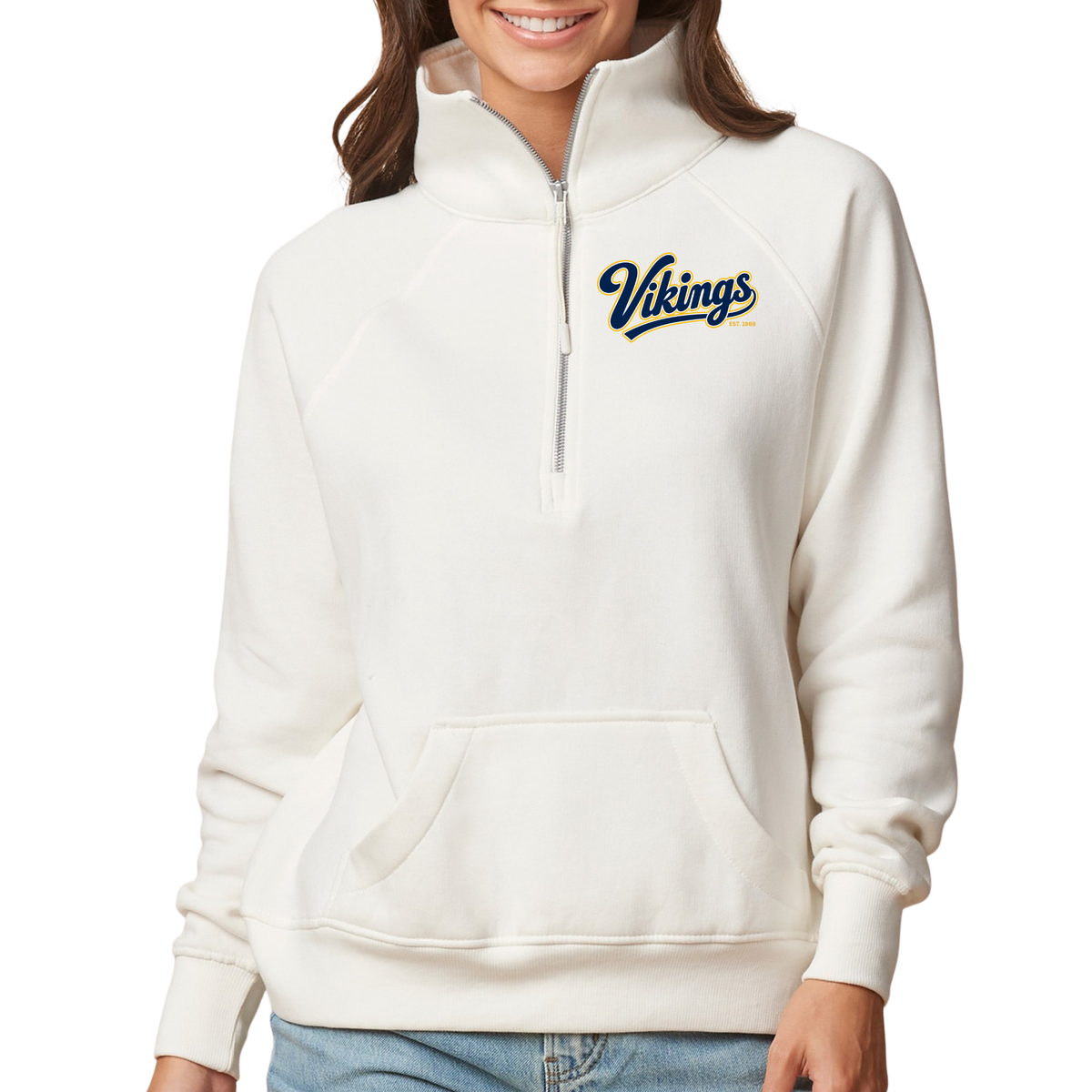 Vikings, Est. 1969 | Womens Quarter Zip Fleece